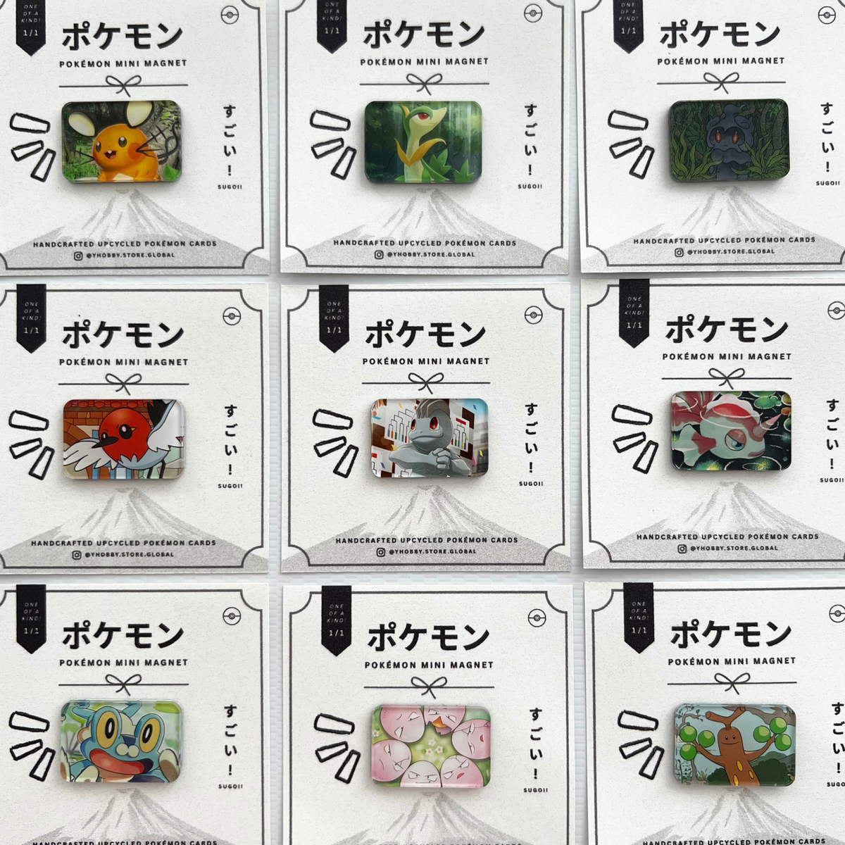 [Handmade] Pokemon Mystery Mini Magnet