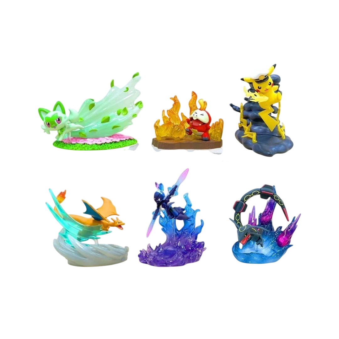 [Re-Ment] Pokemon DesQ Battle on Desk (Full Set)